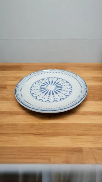 EVMUTFAK Güral porselen 6 adet  suje 19 cm pasta tabağı e48 - 2