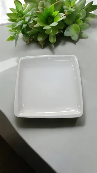EVMUTFAK Güral porselen krem  6 adet 22 cm Orlando servis tabak - 2
