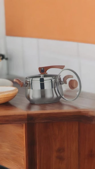 Bonera 8 litre special düdüklü tencere çelik - 2