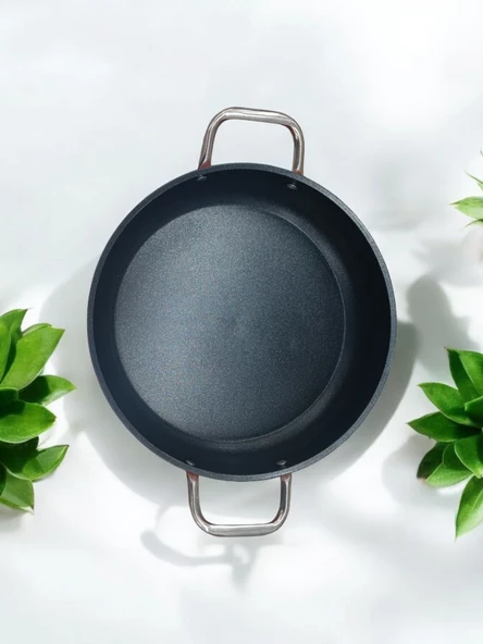 28 cm bonera döküm titanyum pilav tenceresi - 2