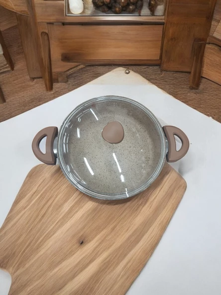 Taç 26 cm ultra granit pilav tenceresi krem renk - 2