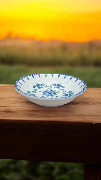 EVMUTFAK Güral porselen 6 adet  17 cm şuje çukur yemek tabağı 1654