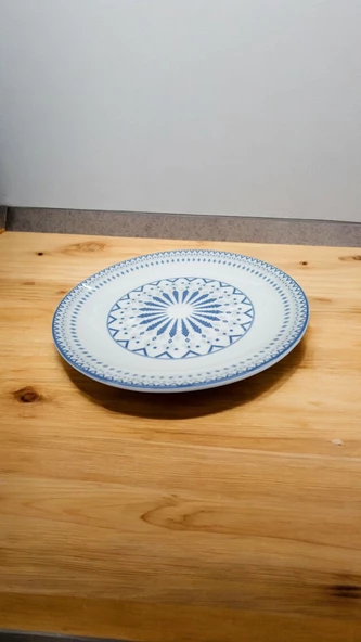 EVMUTFAK Güral porselen 6 adet  25 cm şuje servis tabağı e48