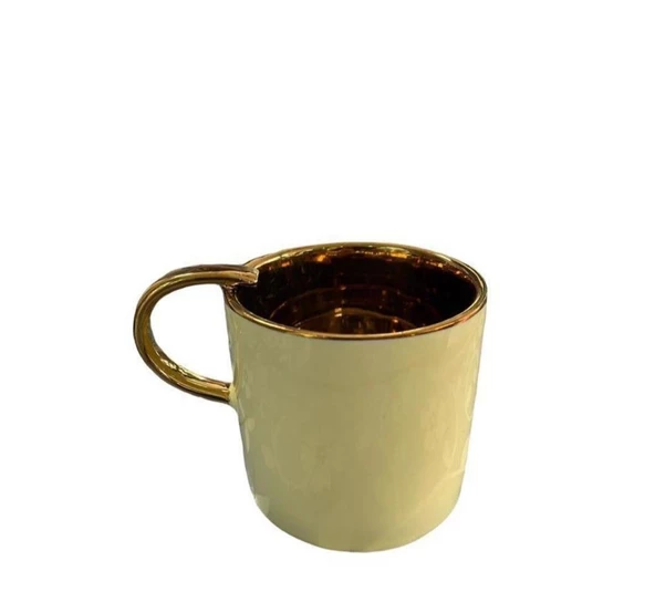 EVMUTFAK Acar porselen kupa acr012151 sarı
