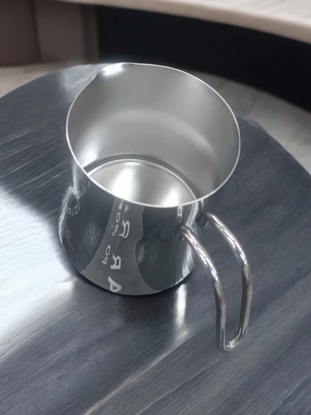 EVMUTFAK  çelik sütlük milkpot 800 ml - 2