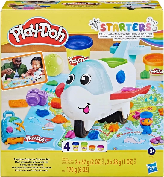 Play Doh Starters Eğlenceli Uçak Oyun Seti F8804 - 5