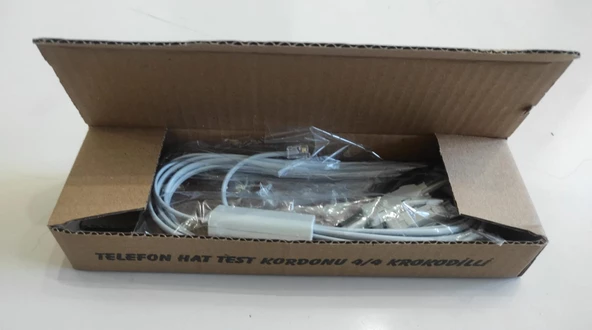 Test Telefonu Kablosu 4/4 Kesmeli 10 ADET AVANTAJLI PAKET - 2