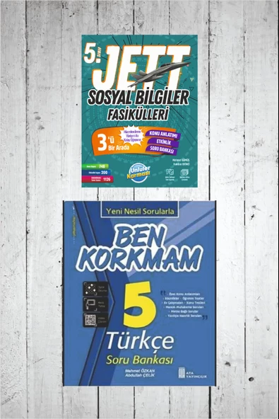 5.Sınıf Ünlüler Jett Sosyal Bilgiler Fasikülü