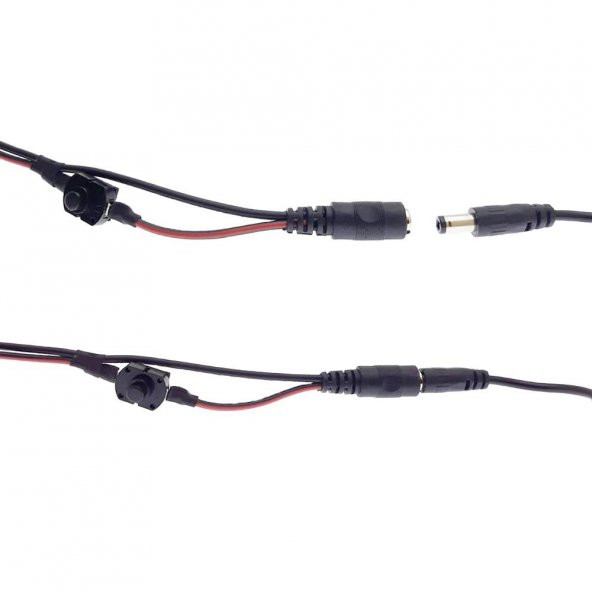 Mutfak Dolabı İçin 5 Metre Mavi 3 Çipli Şerit Led Anahtarlı Set - 3