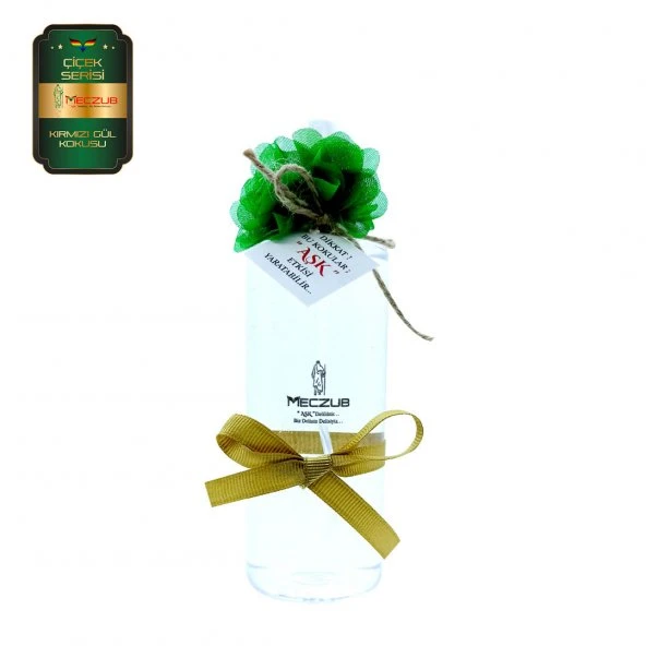 "Meczub" Çiçek Serisi Kırmızı Gül  Kokulu 250 ml Sprey Şişe Oto ve Ortam Kokusu 10 Adet ürün görseli 1