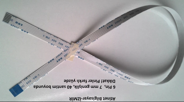 Awm 20624 80C 60V Vw-1 Flex Şerit Kablo 6 Pin 30Cm 6-1-40B ürün görseli 1