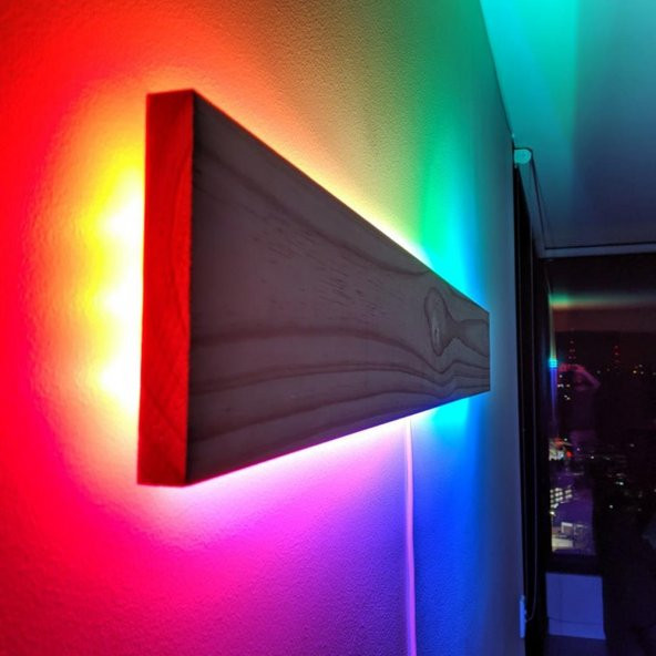 Bilgisayar Masası İçin RGB 5 Metre Adaptörlü Şerit Led Hazır Set - 11