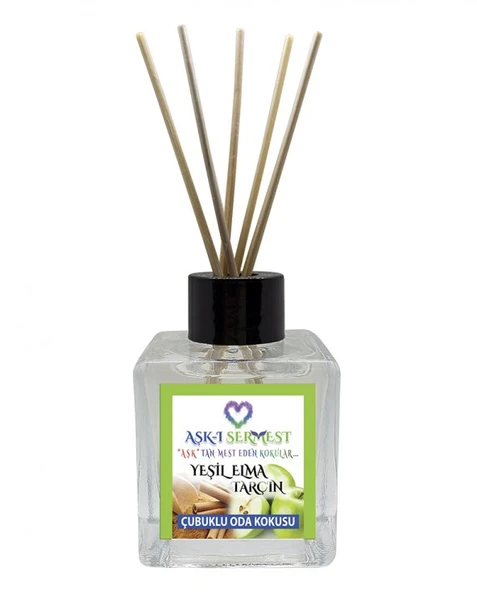 Aşk-ı Sermest Onee Millionn Çiçek Aromalı Bambu Çubuklu Oda Kokusu Parfüm,  Küp Şişe,  120 mL, 10 Ad - 1