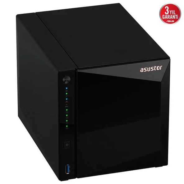 ASUSTOR AS3304T V2 REALTEK QC-2GB RAM-4-diskli NAS SUNUCU (disksiz) - Resim 4