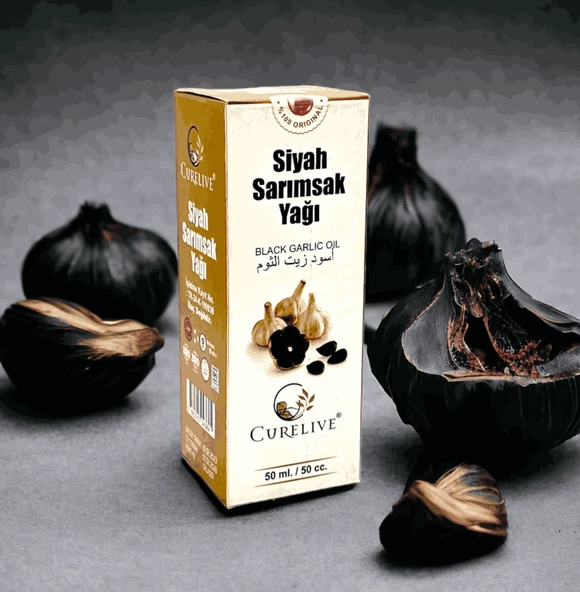 CURELIVE Siyah Sarımsak Yağı 50ml