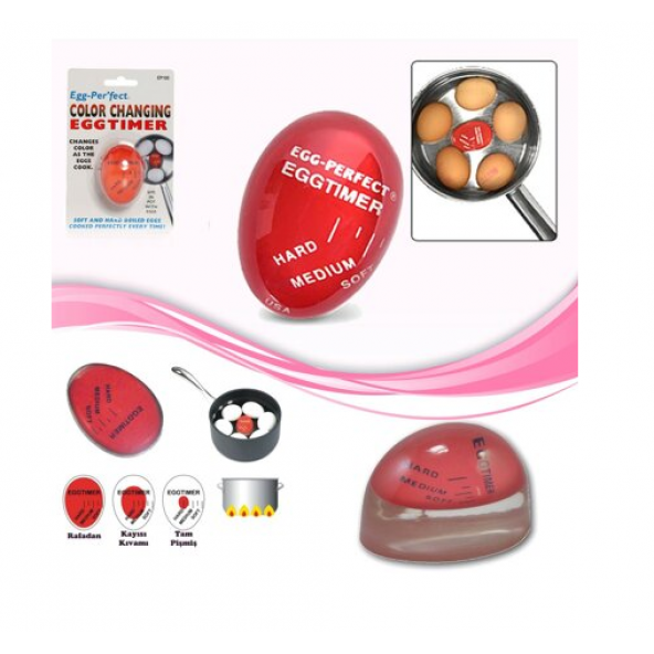 DUBLÖR YUMURTA ZAMANLAYICI KIVAMINDA PİŞİRME APARATI EGG TIMER - 3