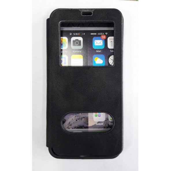 Samsung Galaxy A01 Kapakli Gizli Miknatisli Magnum Kilif - 5