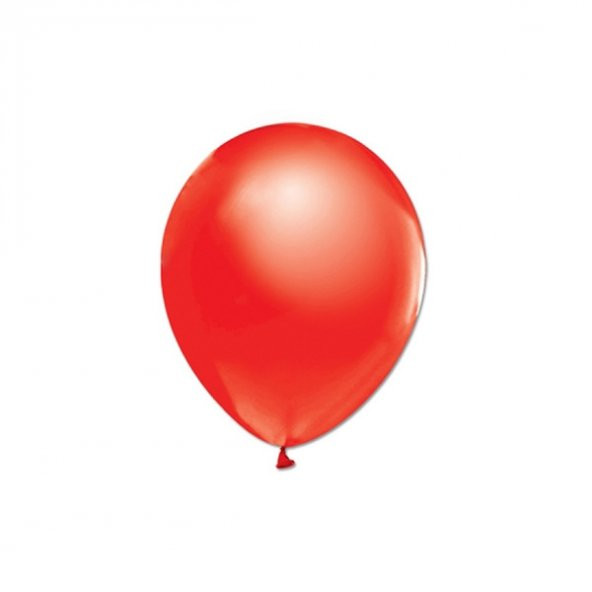 Metalik Kırmızı Balon 100 Adet