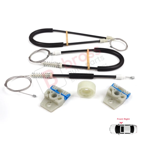 VW Passat B7 362 365 2010-2014 CC A32 A33 2011-2020 İçin Elektrikli Ön Sağ Cam Kriko Tamir Seti - Resim 4