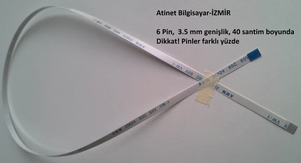 Awm 20624 80C 60V Vw-1 Flex Şerit Kablo 6 Pin 6-0.5-40B