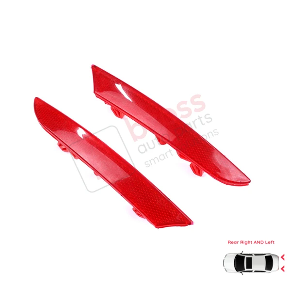 Renault Clio MK5 BF B7 2019-On 265602442R 265651206R için Sağ Sol Arka Tampon Reflektörü