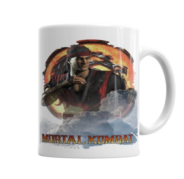 Mortal Kombat Liu Kang Game Kupa Bardak Porselen