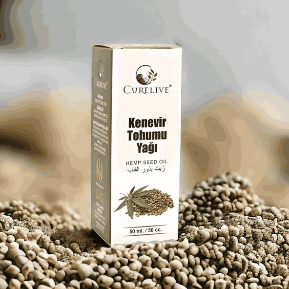 CURELIVE KENEVİR TOHUMU YAĞI 50ml