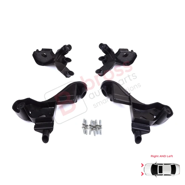 Citroen C4 MK2 B7 NC 2009-2018 DS4 MK1 NX 2010-2015 6212H1 İçin Sağ Sol Ön Far Ayak Tamir Seti