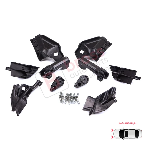 Opel Astra J MK4 P10 2009-2015 4/5 Kapı GTC 2011-2018 13335737 İçin Sağ Sol Ön Far Ayak Tamir Seti - Resim 5