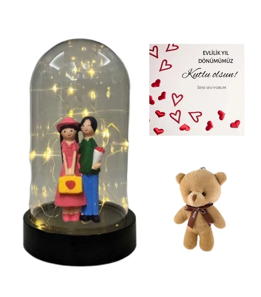 Fanus Teraryum İki Arkadaş Mini Ayıcıklı - 3