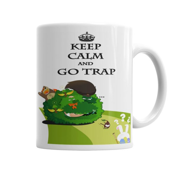 A Melhor Trap Keep Calm Kupa Bardak Porselen - 1
