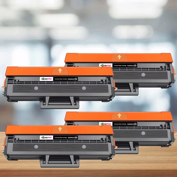 Xerox Phaser 3020 / 3025 Muadil Toner 4'lü Avantaj Paket - 1