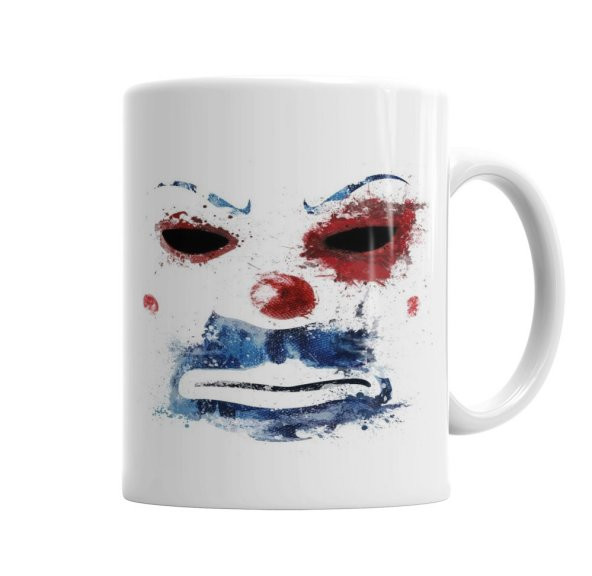 Joker Clown Kupa Bardak Porselen