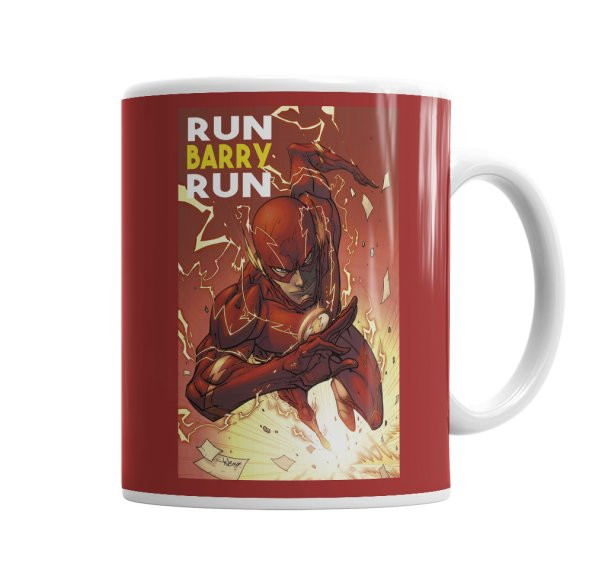 The Flash Run Barry Run Kupa Bardak Porselen