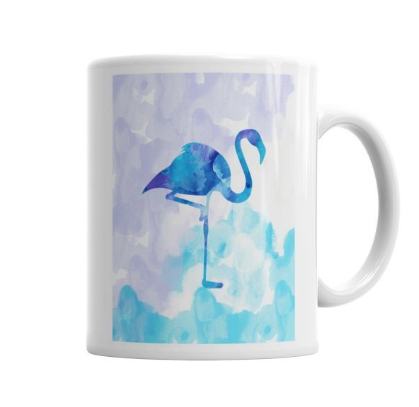Flamingo Bulutlarda Kupa Bardak Porselen