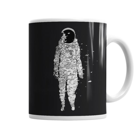 Astronauta Kupa Bardak Porselen