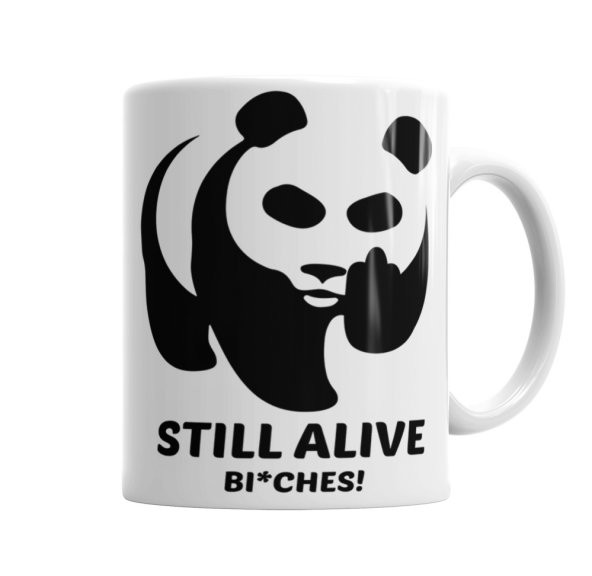 Still Alive Panda Kupa Bardak Porselen