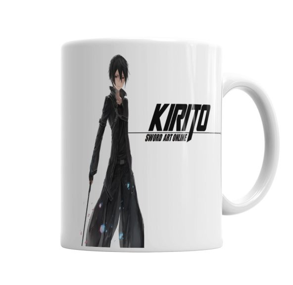 Sword Art Online Kirito Kirigaya Kazuto Anime Kupa Bardak