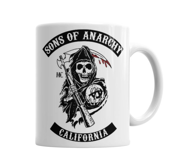 Sons Of Anarchy Logo Kupa Bardak Porselen - 1