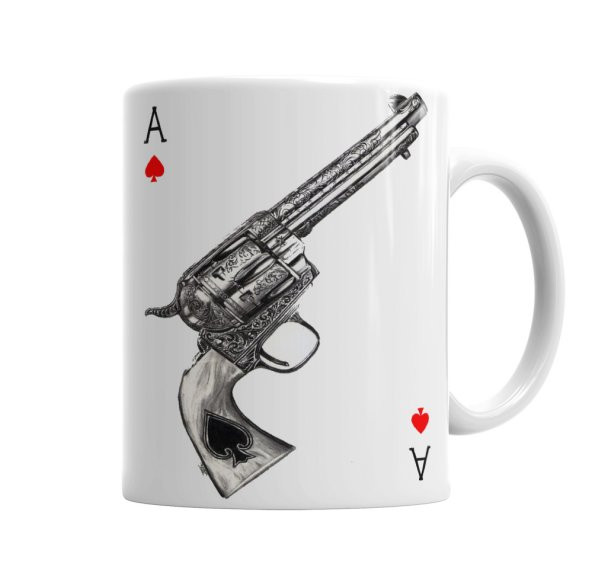 Maça As Poker Kupa Bardak Porselen
