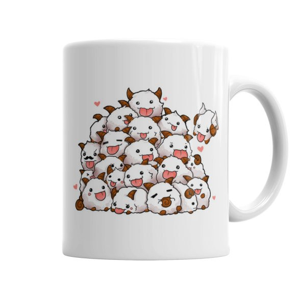 League Of Legends Cute Poro Kupa Bardak Porselen
