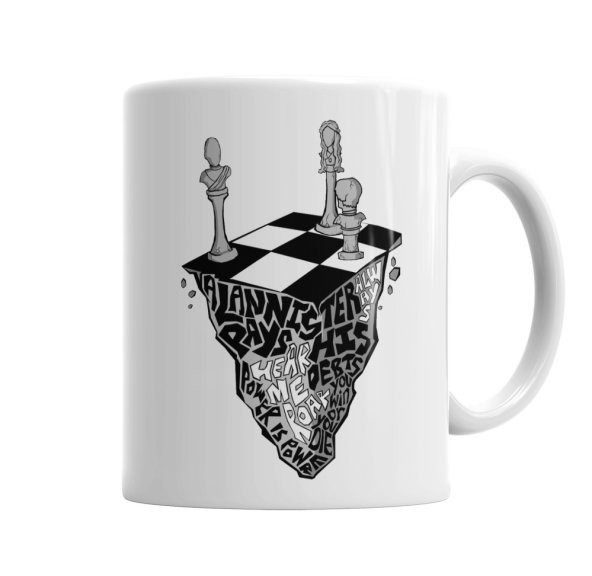 Game Of Thrones Chess Kupa Bardak Porselen