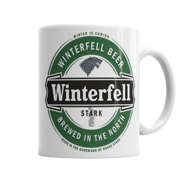 Game Of Thrones Winterfell Beer Kupa Bardak Porselen