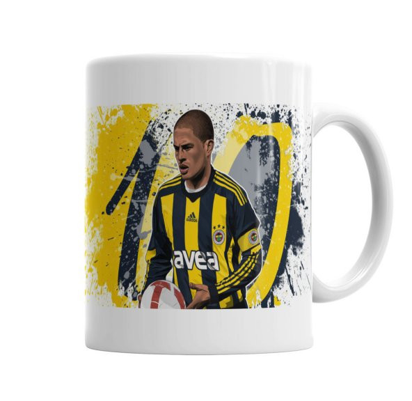 Fenerbahçe Taraftarına Özel Alex De Souza Kupa Bardak Porselen