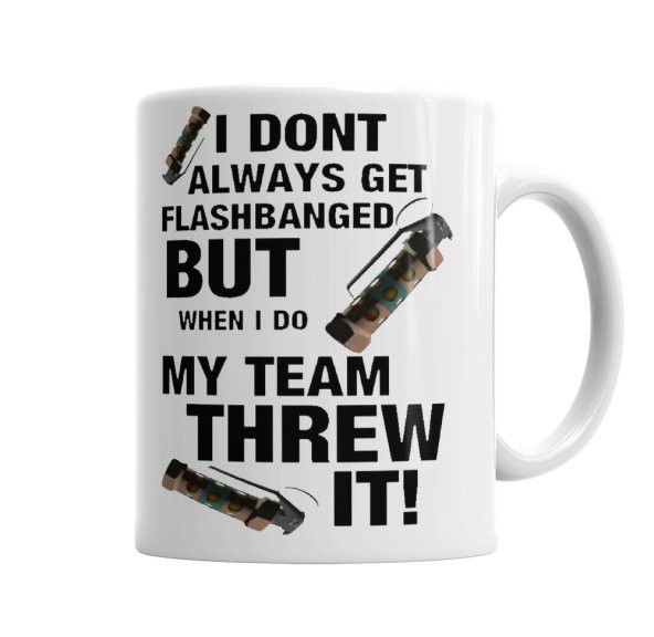 Cs Go Counter Strike Flashbang Kupa Bardak Porselen - 1