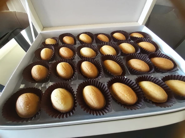 Chocoluxtr Ceviz Kurabiye 24 lü- Tereyağlı içi fındık krema dolgulu - 2