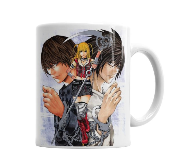 Death Note Anime L Yagami Light Apple Ryuk Kupa Bardak - 1