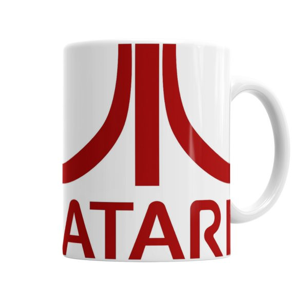 Atari Logo Oyun Game Over Kupa Bardak Porselen