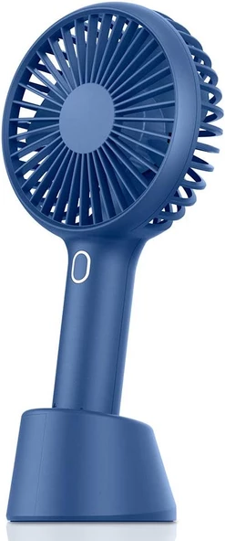 Tquens Taşınabilir Şarjlı Mini Fan Sessiz Soğutucu H900 Blue - 000EH24398