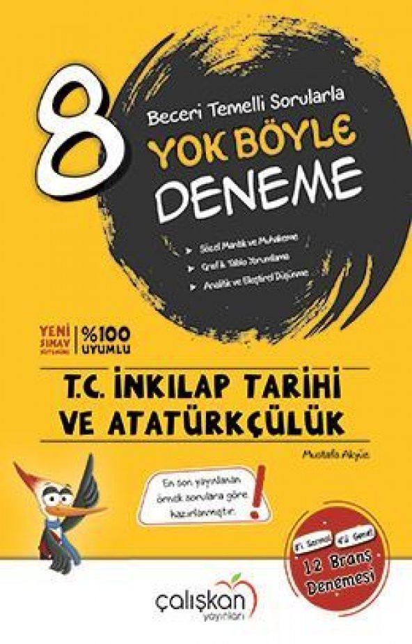 Çalışkan Yayınları 8. Sınıf Yok Böyle Branş Denemesi / İnkilap Tarihi